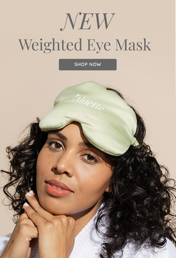 Weighted Eye Mask Mobile Banner