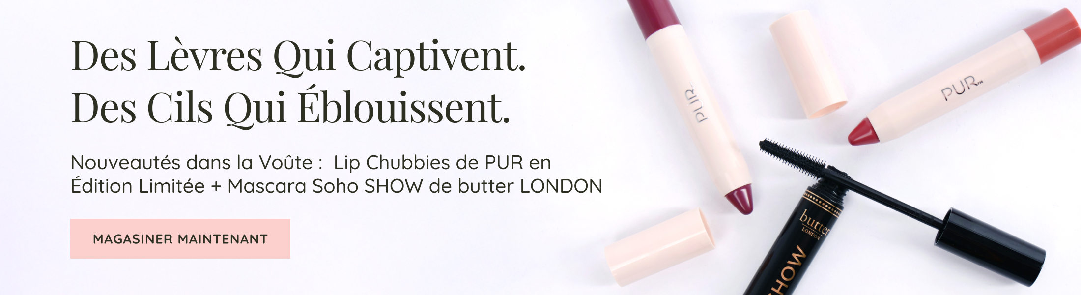ALO PUR Lip Chubby & bL Soho Show Banner Desktop FR