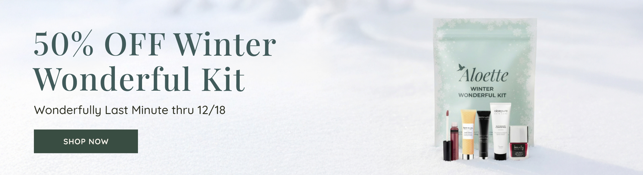 Wonderfully Last Minute Sale Banner Desktop ENG