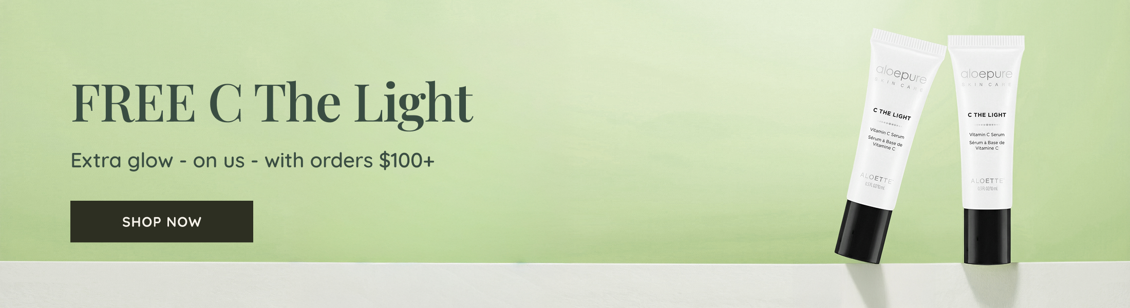 Spring Glow Up Campaign Banner Desktop ENG