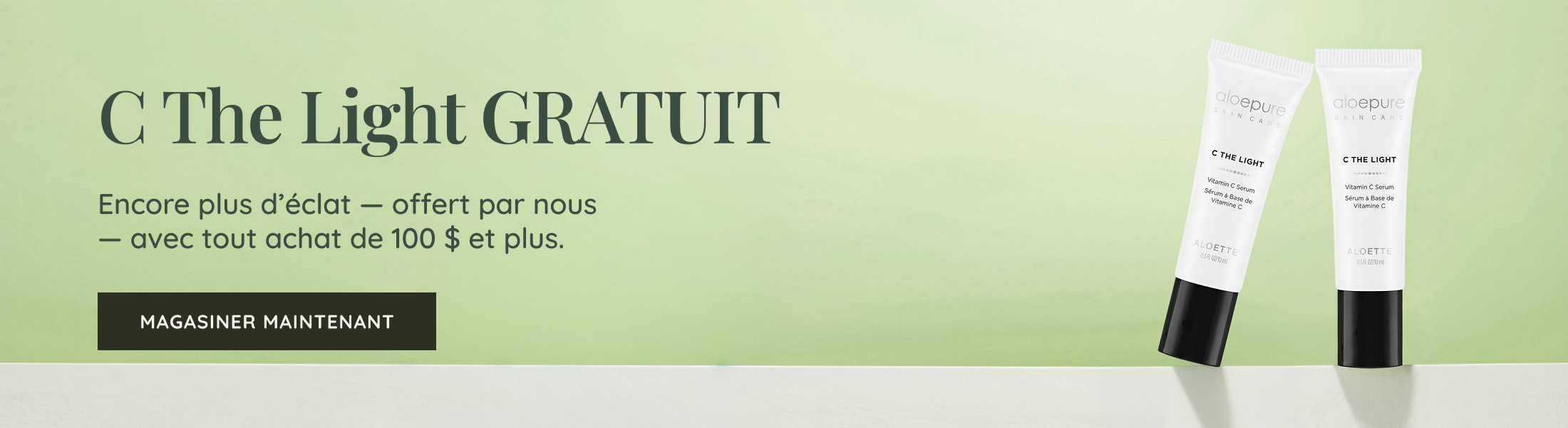 Spring Glow Up Campaign Banner Desktop FR