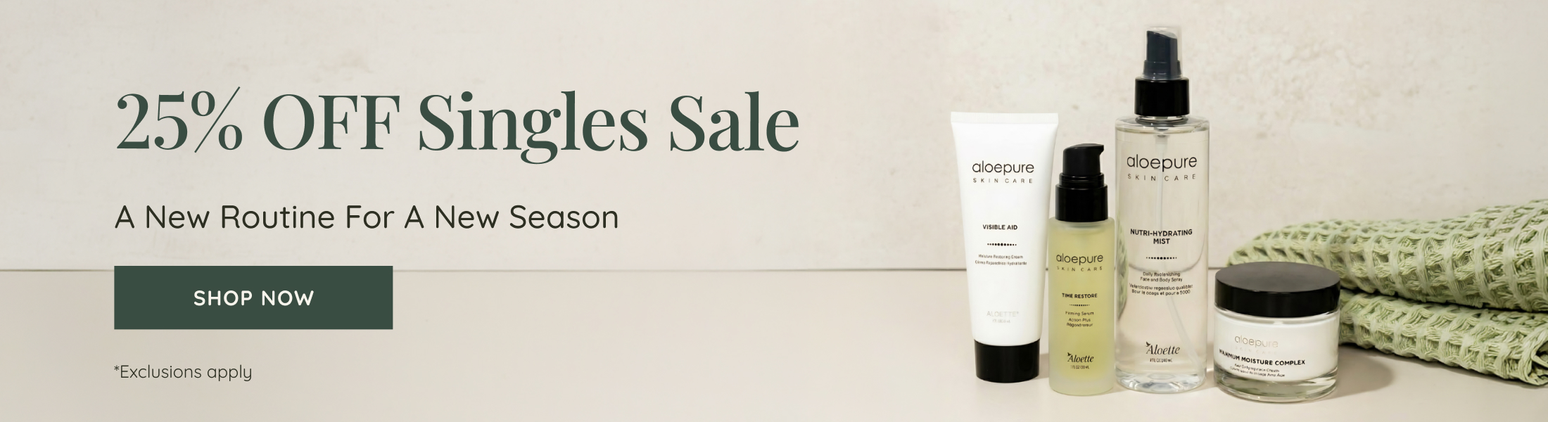 April 25 OFF Sitewide Banner Desktop ENG