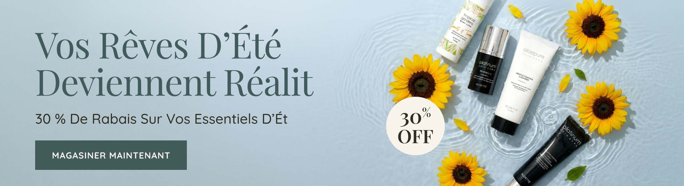 Summer Dreams Sale Banner Desktop FR